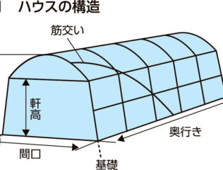 パイプハウスを建てて、冬でも野菜を作ろう